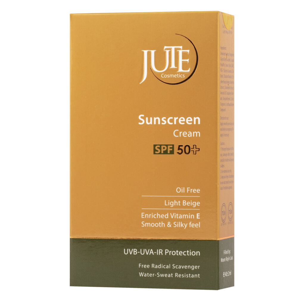 کرم ضدآفتاب ژوت SPF50 مناسب پوست چرب (بژ روشن)