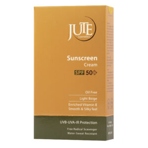 کرم ضدآفتاب ژوت SPF50 مناسب پوست چرب (بژ روشن)