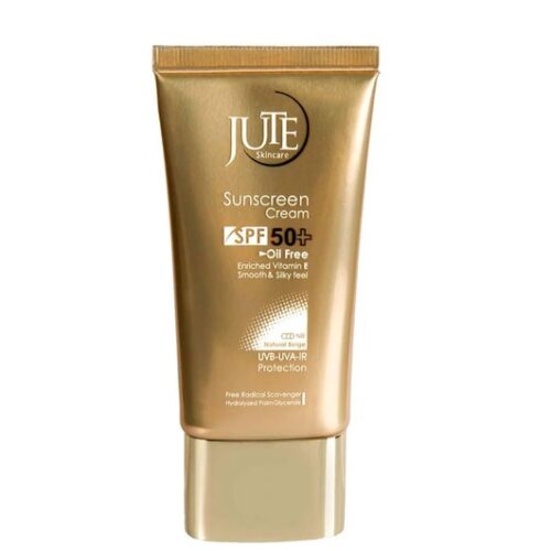 کرم ضد آفتاب ژوت بژ طبیعی SPF 50 مناسب پوست چرب