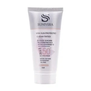 کرم ضد آفتاب رنگی سانیورا SPF 50 رنگی