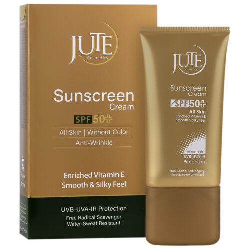 کرم ضد آفتاب ژوت (Jute) بژ روشن Spf50 Light Beige مناسب انواع پوست 40میلی لیتر