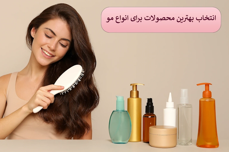 انتخاب بهترین محصولات برای انواع مو