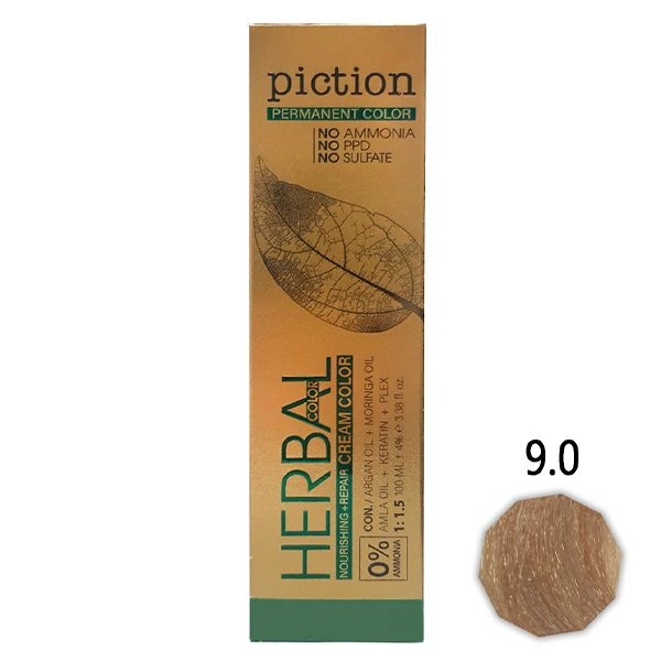 رنگ مو بدون آمونیاک پیکشن شماره 9.0 بلوند خیلی روشن رنگ مو بدون آمونیاک پیکشن شماره 9.0 بلوند خیلی روشن