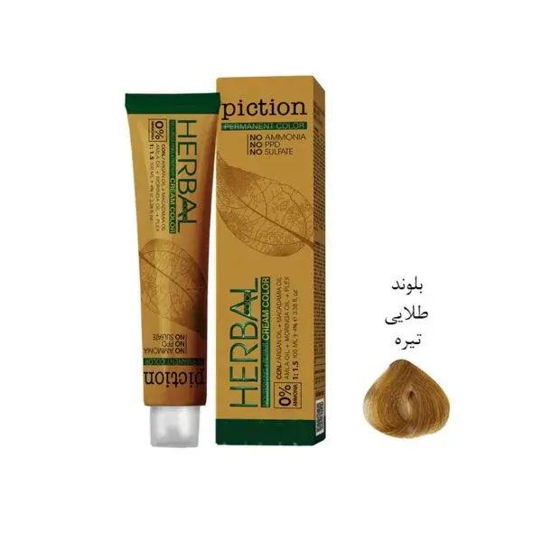 رنگ مو بدون آمونیاک پیکشن شماره 6.3 بلوند طلایی تیره رنگ مو بدون آمونیاک پیکشن شماره 6.3 بلوند طلایی تیره