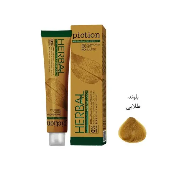 رنگ مو بدون آمونیاک پیکشن شماره 7.3 بلوند طلایی رنگ مو بدون آمونیاک پیکشن شماره7.3 بلوند طلایی