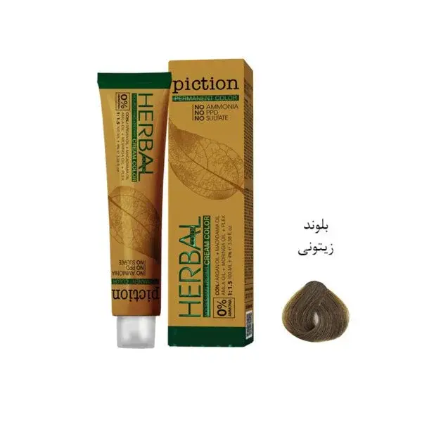 رنگ مو بدون آمونیاک پیکشن شماره 7.8 بلوند زیتونی رنگ مو بدون آمونیاک پیکشن شماره 7.8 بلوند زیتونی