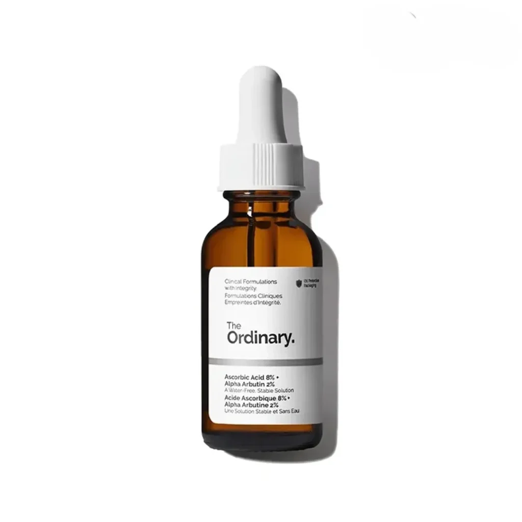 سرم آسکوربیک اسید 8% و آلفا آربوتین 2% اوردینری