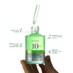 ​سرم سبز آزلائیک اسید 10% و هیالورون آنوا تسکین دهنده قرمزی و التهاب، آبرسان