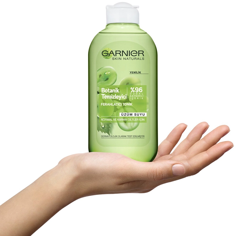 تونر پوست نرمال تا مختلط انگور بوتانیکال گارنیه