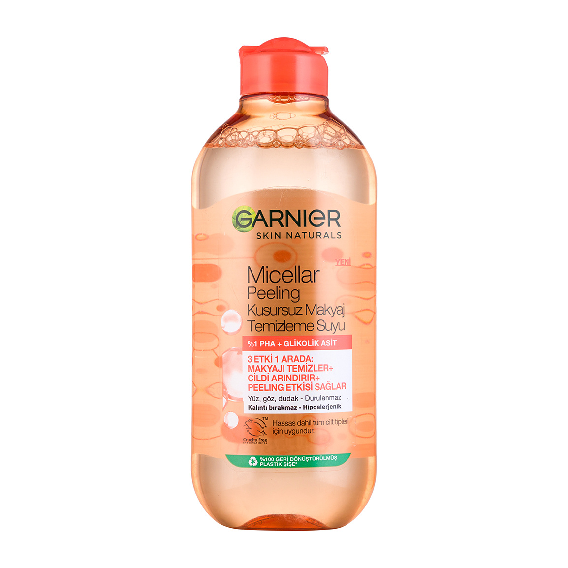 میسلار واتر لایه بردار گارنیر مدل Peeling حاوی AHA حجم 400 میلی لیتر میسلار واتر لایه بردار گارنیر مدل Peeling حاوی AHA حجم 400 میلی لیتر