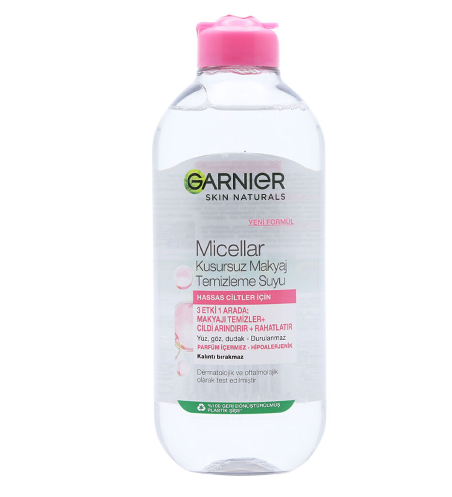 میسلار واتر گارنیر مخصوص پوست های خشک و حساس حجم 400 میل