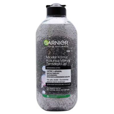 ژل میسلار گارنیر مدل Charcoal 1حاوی زغال فعال حجم 400 میلی لیتر