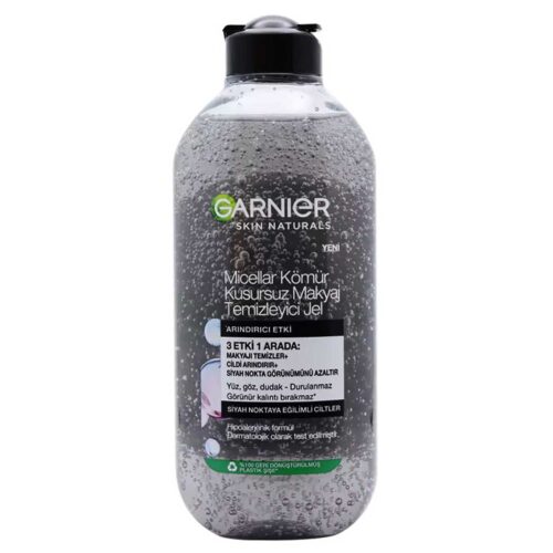 ژل میسلار گارنیر مدل Charcoal 1حاوی زغال فعال حجم 400 میلی لیتر