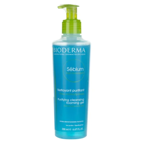 ژل شست‌وشوی سبیوم بایودرما مخصوص پوست چرب و مختلط 500 میل – Bioderma Sebium Foaming Gel
