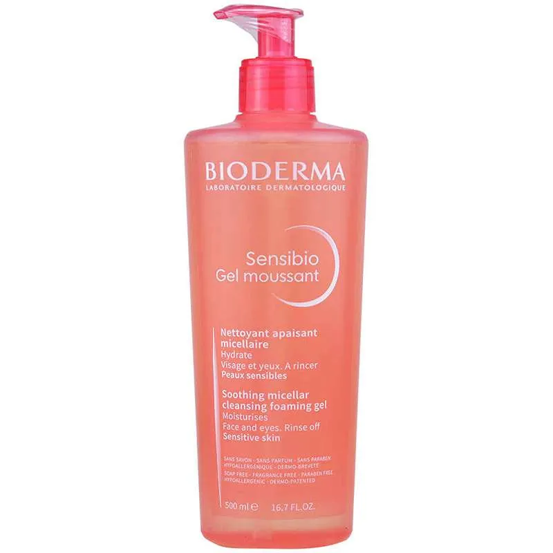 Bioderma-Sensibio-Gel-Moussant_11zon_11zon ژل شستوشوی سنسیبیو بایودرما مخصوص پوست حساس 500 میل – Bioderma Sensibio Foaming Gel - Image 1