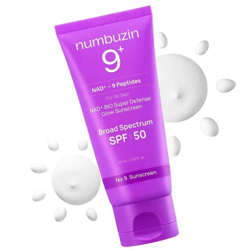 اسنس ضد آفتاب شماره 9 نامبوزین ضد چروک و جوانساز پوست Numbuzin No.9 NAD Peptides Dewy Sun Essence