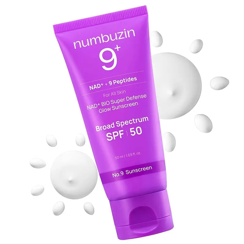 اسنس ضد آفتاب شماره 9 نامبوزین ضد چروک و جوانساز پوست Numbuzin No.9 NAD Peptides Dewy Sun Essence اسنس ضد آفتاب شماره 9 نامبوزین ضد چروک و جوانساز پوست Numbuzin No.9 NAD Peptides Dewy Sun Essence - تصویر 1