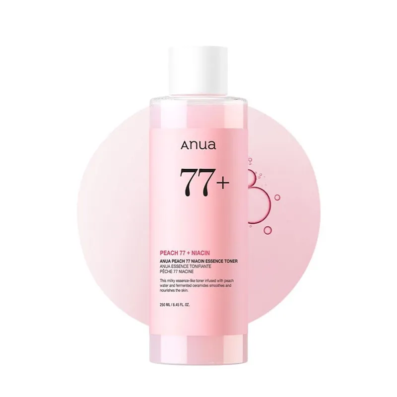 تونر اسنس مرطوب کننده و روشن کننده هلو نیاسینامید آنوا Anua Peach 77% Niacin Essence Toner تونر اسنس مرطوب کننده و روشن کننده هلو نیاسینامید آنوا Anua Peach 77% Niacin Essence Toner - تصویر 1