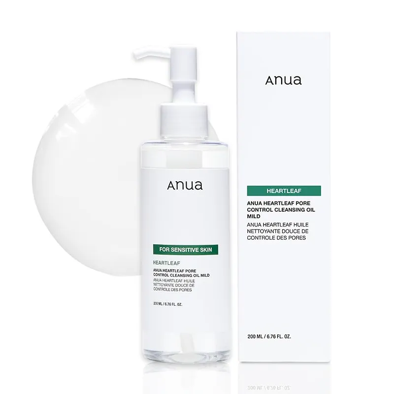 شوینده روغنی کنترل منافذ و تسکین دهنده آنوا مخصوص پوست های حساس Anua Heartleaf Pore Control Cleansing Oil Mild شوینده روغنی کنترل منافذ و تسکین دهنده آنوا مخصوص پوست های حساس Anua Heartleaf Pore Control Cleansing Oil Mild - تصویر 1